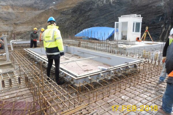 Technical supervision during the construction of  hydroelectric power plant in Georgia