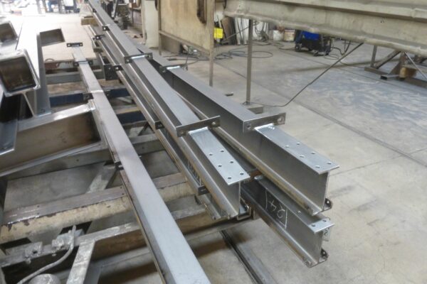 Design documentation, production and assembly of steel structure of the air-handling machine room