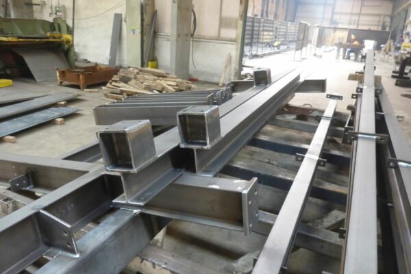 Design documentation, production and assembly of steel structure of the air-handling machine room